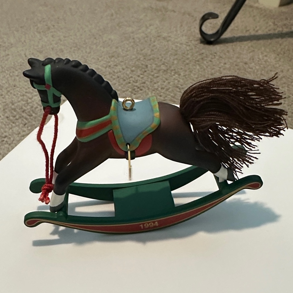 1994 Hallmark Rocking Horse Keepsake Ornament